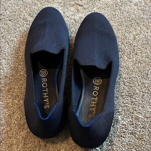 Rothy's Deep Blue Knit Loafers